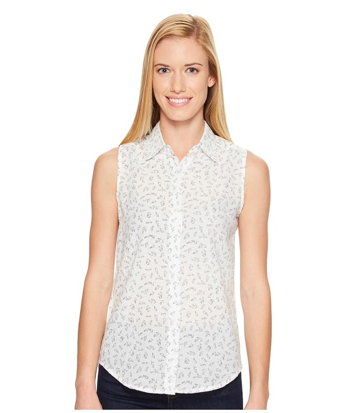 United By Blue Sleeveless Primrose Shirt (ivory) Women's Sleeveless