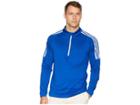 Adidas Golf Classic 3-stripes 1/4 Zip Pullover (collegiate Royal) Men's Sweater