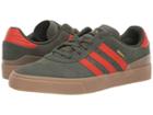 Adidas Skateboarding Busenitz Vulc (base Green/raw Amber/gum 4) Men's Skate Shoes