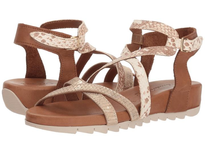 Tamaris Miki 1-1-28708-20 (cognac Combo) Women's Dress Sandals