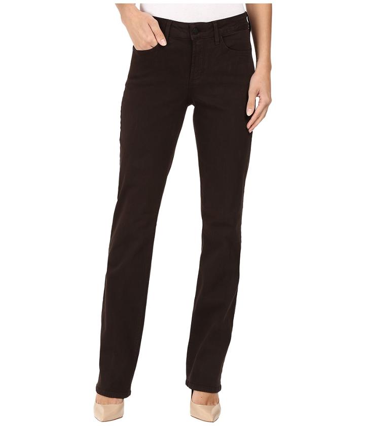 Nydj Marilyn Straight Jeans In Mahogany (mahogany) Women's Jeans