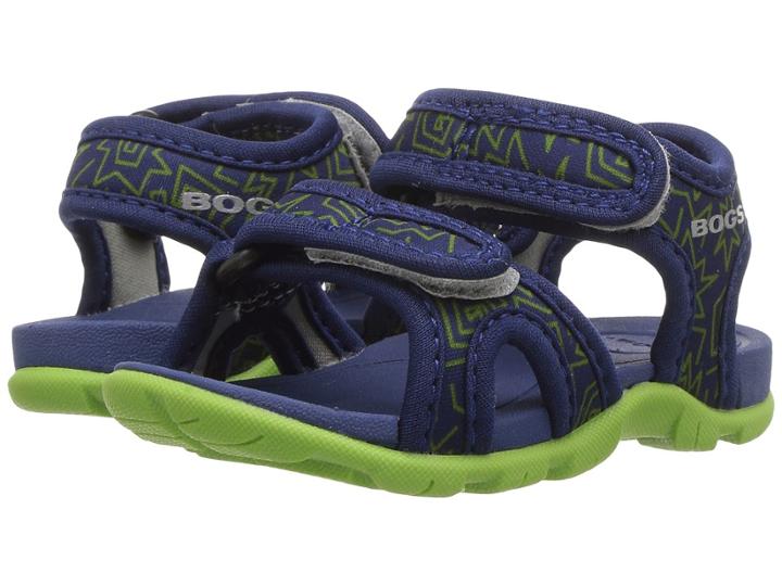 Bogs Kids Whitefish 80s (toddler) (dark Blue Multi) Boys Shoes