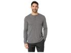 Travismathew Kazakos (heather Charcoal) Men's Long Sleeve Pullover