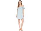 Rock And Roll Cowgirl Off Shoulder D5-5802 (blue) Women's Clothing