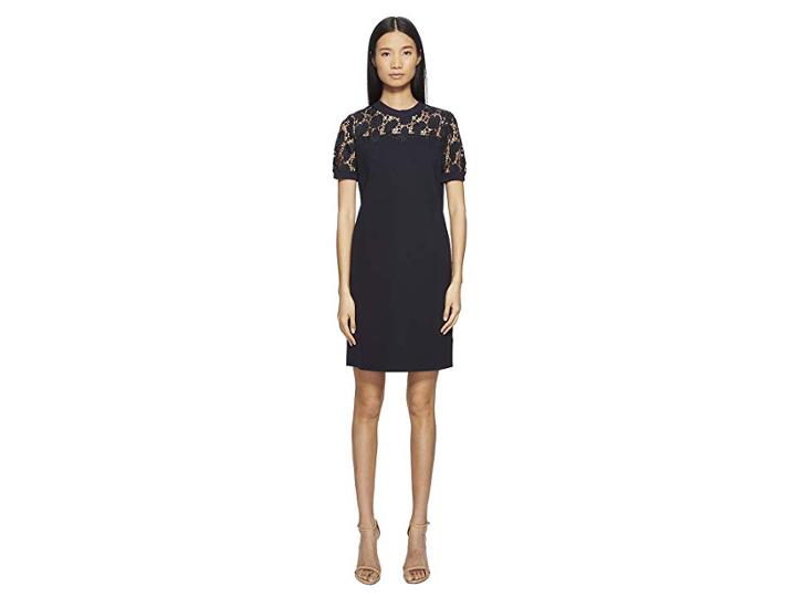 Escada Dencaje Lace Dress (navy) Women's Dress
