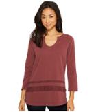 Woolrich First Forks Pullover (cordovan) Women's Long Sleeve Pullover