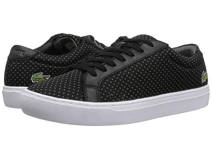 Lacoste L.12.12 Lightweight 118 1 (black/dark Grey) Men's Shoes