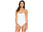 La Blanca Island Goddess Bandeau One-piece (white) Women's Swimsuits One Piece