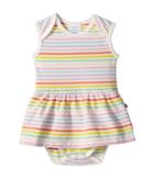 Toobydoo Rainbow Ballerina Romper (infant) (multi) Girl's Jumpsuit & Rompers One Piece