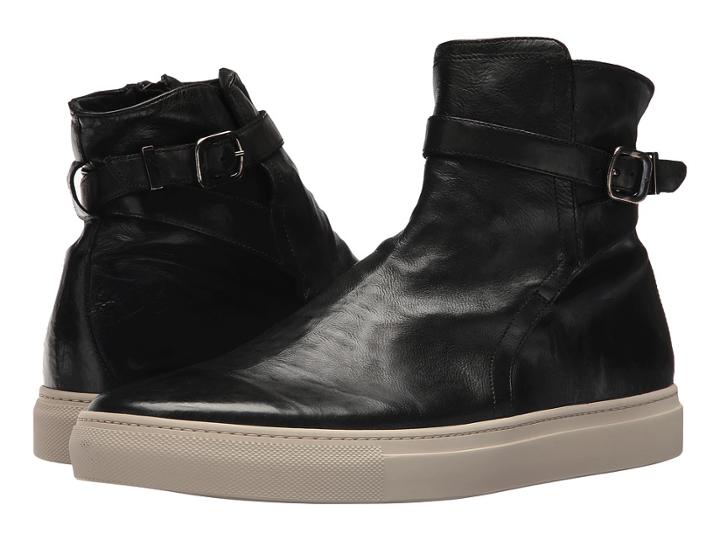 Frye Owen Jodhpur (black Tumbled Waxed Calf) Men's Pull-on Boots