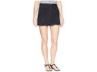 Free People Denim A-line Skirt (black) Women's Skirt