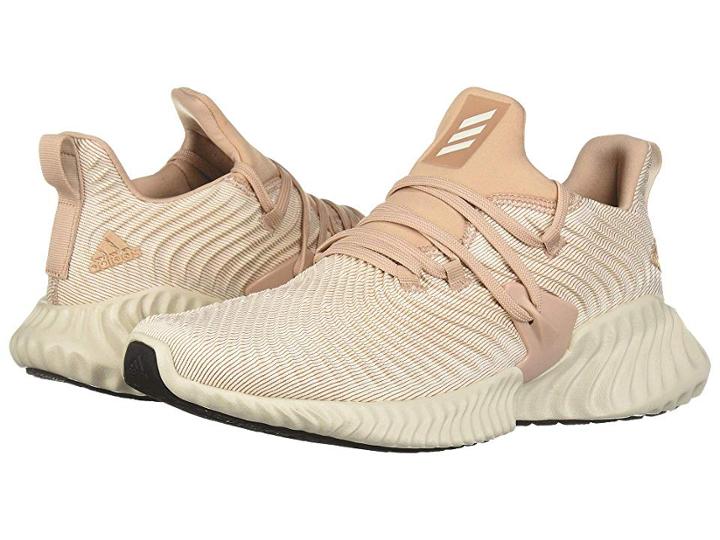 Adidas Kids Alphabounce Instinct (big Kid) (ash Pearl/chalk White/clear Brown) Kids Shoes