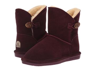Bearpaw Kids Rosie (little Kid/big Kid) (wine) Girls Shoes