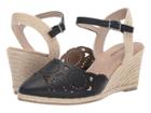 Rialto Coya (black Burnished Smooth) Women's Wedge Shoes