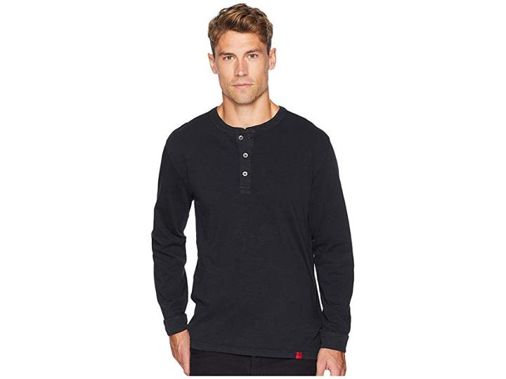 Mountain Khakis Mixter Henley Shirt (black) Men's Clothing