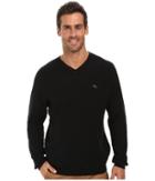 Tommy Bahama Ocean Avenue V-neck Sweater (black) Men's Clothing