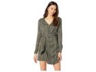 Astr The Label Yuri Dress (sage/multi Plaid) Women's Dress