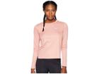 Nike Dry Miler Long Sleeve Running Top (rust Pink) Women's Long Sleeve Pullover