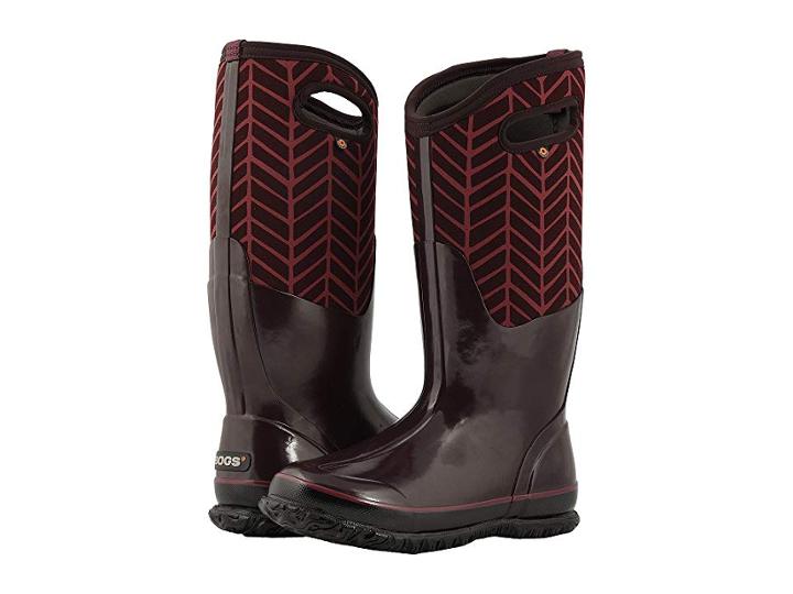 Bogs Classic Tall Badge (grape Multi) Women's Rain Boots
