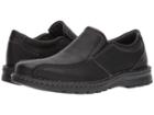 Clarks Vanek Step (black Oily Leather) Men's Shoes