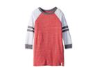 Maddie By Maddie Ziegler Long Sleeve Color Block Knit Dress (big Kids) (red) Girl's Dress