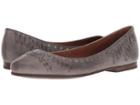 Frye Carson Whip Stud (grey Antique Pull Up) Women's Flat Shoes