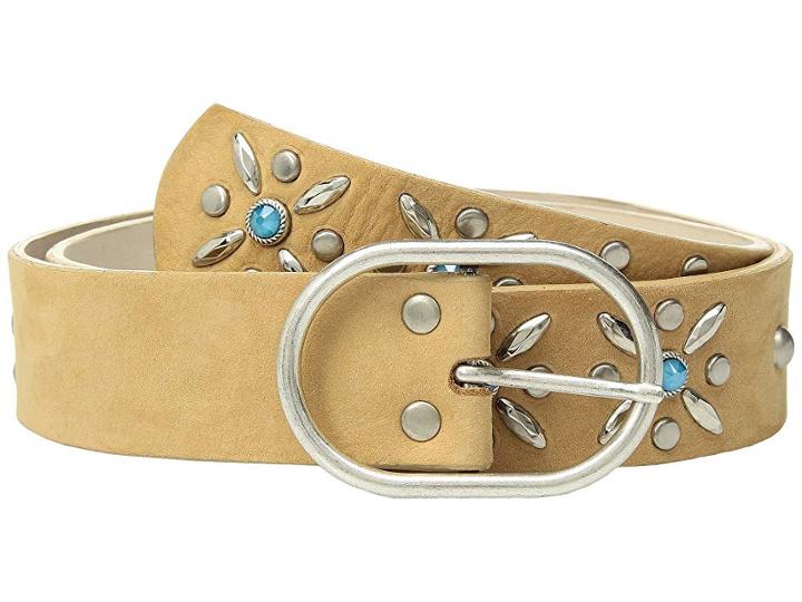 Leatherock Claire Belt (dark Beige) Women's Belts