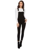 Blank Nyc High-rise Fitted Overalls In Deep Thoughts (deep Thoughts) Women's Overalls One Piece