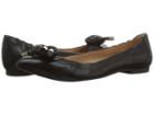 French Sole Zooey (black Metallic Suede) Women's Shoes