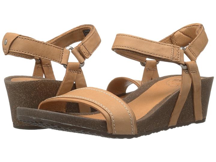 Teva Ysidro Stitch Wedge (tan) Women's Wedge Shoes