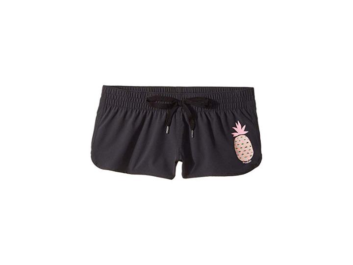Billabong Kids Beach Bandit Volley Shorts (little Kids/big Kids) (black Sands) Girl's Swimwear