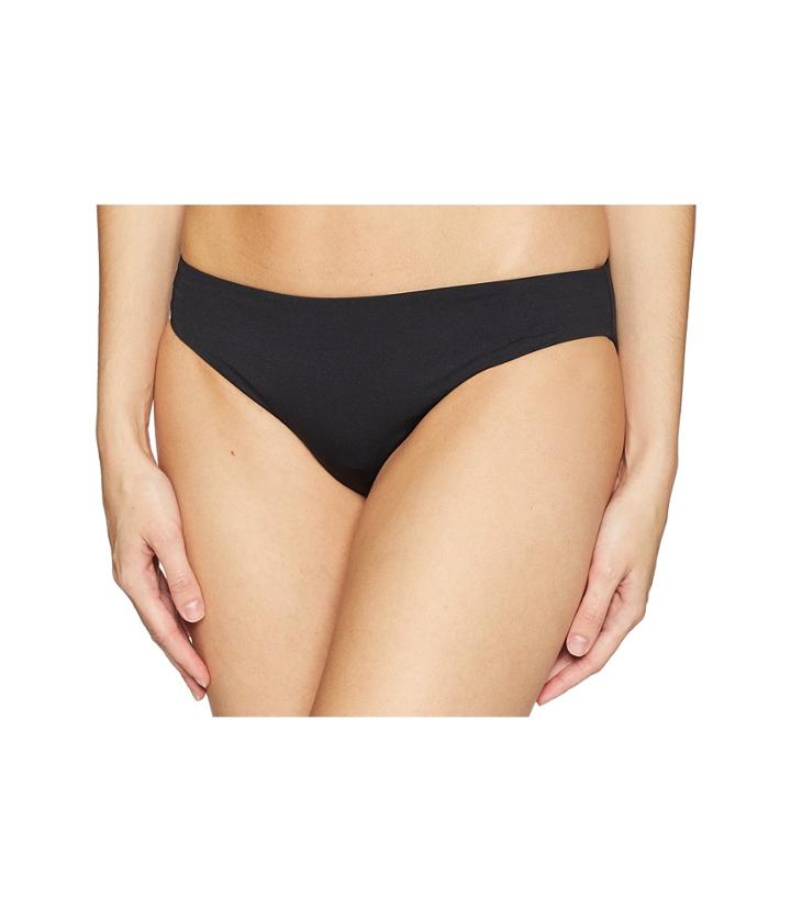 The Bikini Lab Solid Hipster Bikini Bottom (black) Women's Swimwear