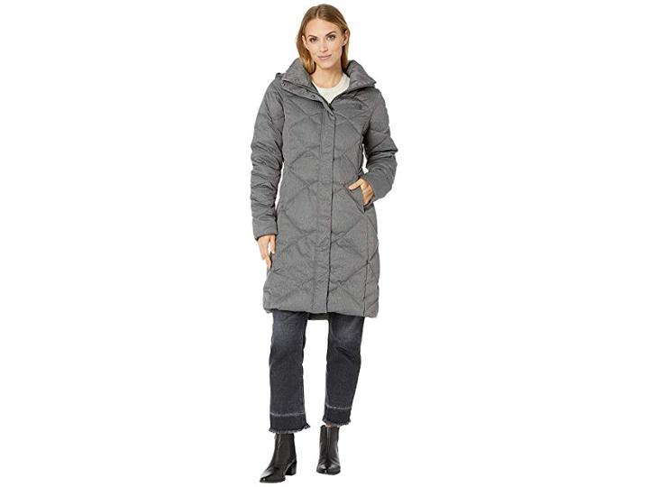 The North Face Miss Metro Parka Ii (tnf Dark Grey Heather) Women's Coat