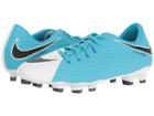 Nike Hypervenom Phelon Iii Fg (white/black/photo Blue/chlorine Blue) Men's Soccer Shoes