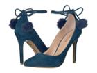 Charles By Charles David Petunia (midnight Suede/faux Fur) High Heels