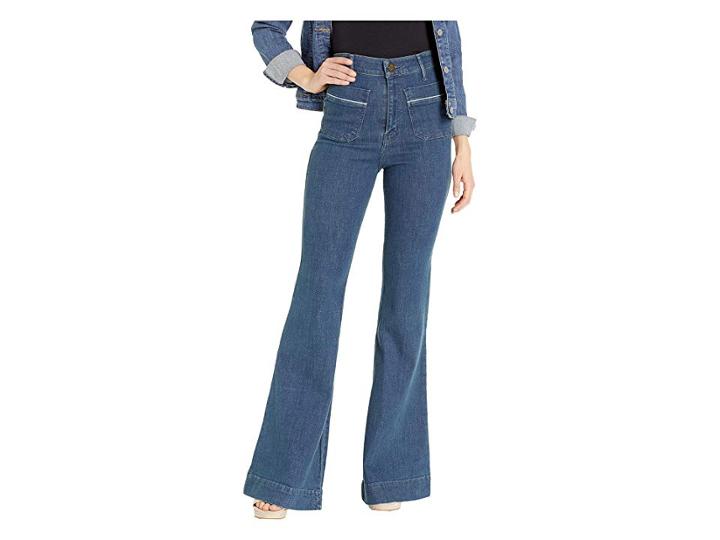 Show Me Your Mumu Farrah Trousers Flare (marine/piping) Women's Casual Pants