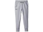 Under Armour Kids Double Knit Tapered Pants (big Kids) (steel Light Heather/white) Boy's Casual Pants