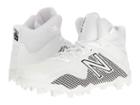 New Balance Kids Freeze Lx Jr Cleat (little Kid/big Kid) (white/black) Boys Shoes