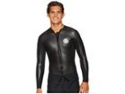 Rip Curl Aggro 1.5m Long Sleeve Full Zip Jacket (black) Men's Coat