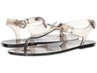 Michael Michael Kors Mk Plate Jelly (smoke Clear Pvc) Women's Sandals