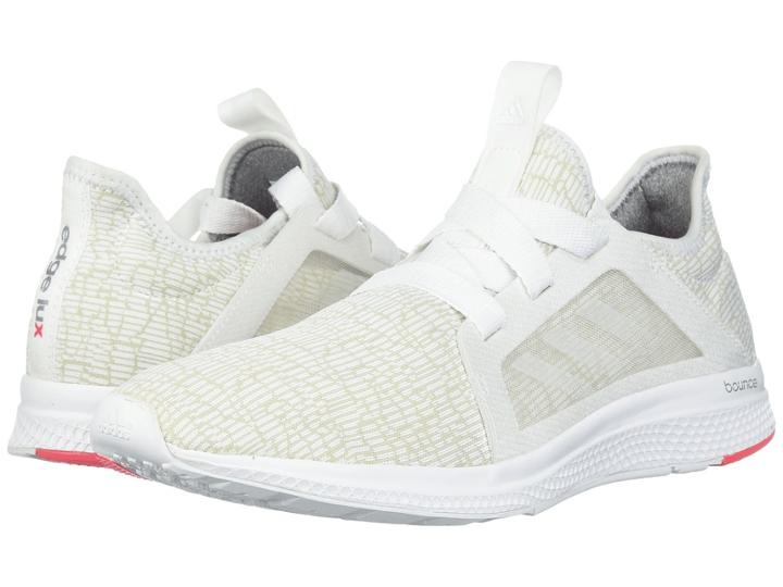 Adidas Running Edge Bounce Runner (footwear White/crystal White/shock Red) Women's Shoes