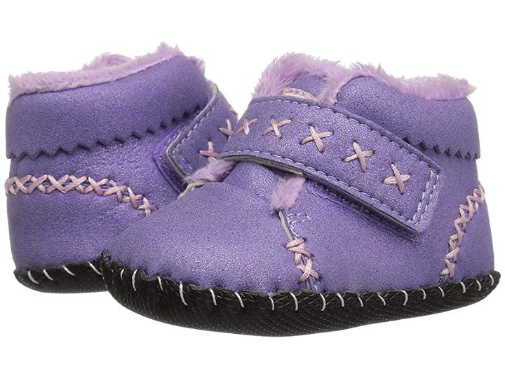 Pediped Rosa Originals (infant) (lavender Shimmer) Girl's Shoes