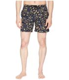 Billy Reid Sea Oat Swim Shorts (navy) Men's Swimwear