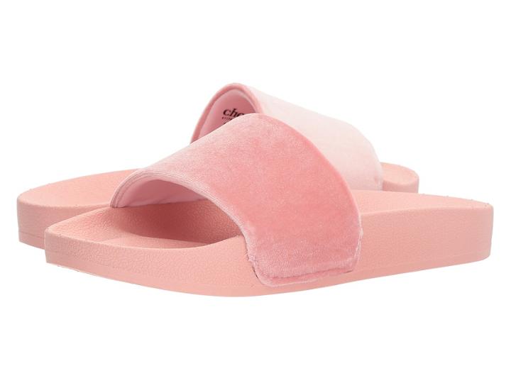 Chooka Velvet Slide (blush) Women's Slide Shoes