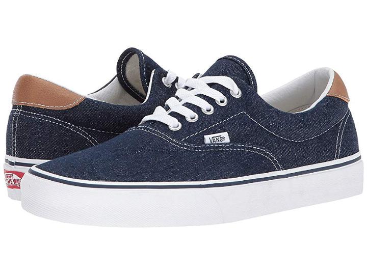 Vans Era 59 ((denim C&l) Dress Blues/chipmunk) Skate Shoes
