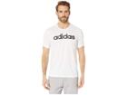 Adidas Designed To Move Big Logo Tee (white/black) Men's T Shirt