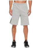 Adidas Essentials Cotton Shorts (medium Grey Heather/black) Men's Shorts