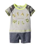 Mud Pie Stay Wild One-piece (infant) (green) Boy's Jumpsuit & Rompers One Piece