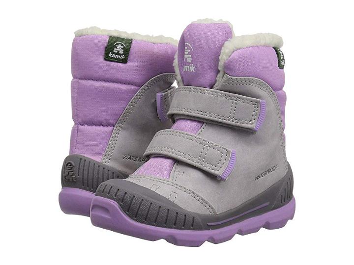 Kamik Kids Parker 2 (toddler/little Kid/big Kid) (light Grey) Girls Shoes