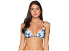 Rip Curl Calypso Fixed Triangle Top (blue) Women's Swimwear
